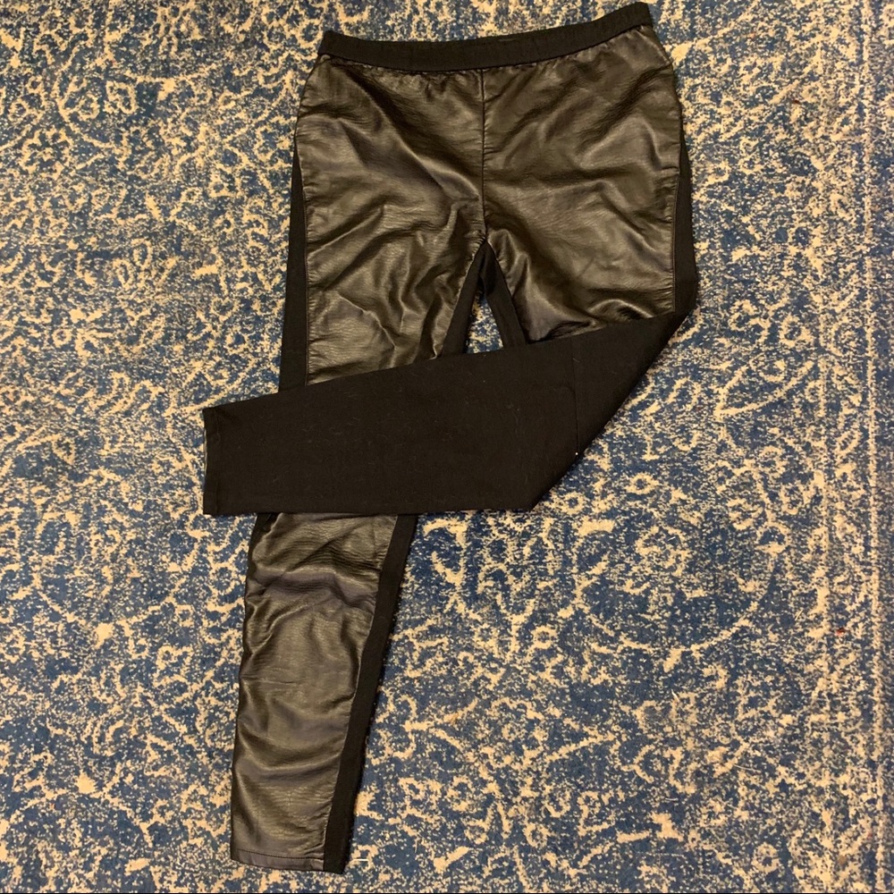 Trouve Leather Leggings